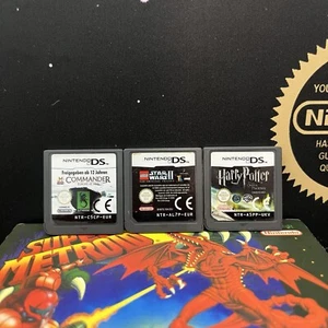 3x Nintendo DS DS Lite Games Commander Lego Star Wars & Harry Potter FREE POST - Picture 1 of 13