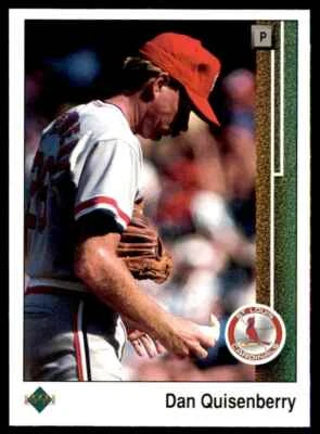 1989 Upper Deck Dan Quisenberry St. Louis Cardinals #533 - Image 1 of 2