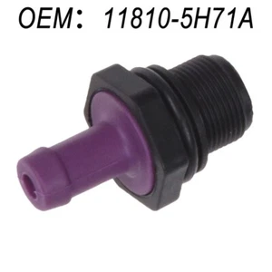 Purple PCV Valve Exhaust Valve 118105H71A For Nissan For Versa Replacement New - Picture 1 of 13