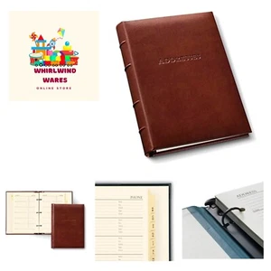 Desk Address Book - 9" x 7" - Acadia Tan - Picture 1 of 5