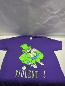 ICP Insane Clown Posse Tee New Dead stock 90s Hip Hop Violent J Cotton Tee Lrg - Picture 1 of 4