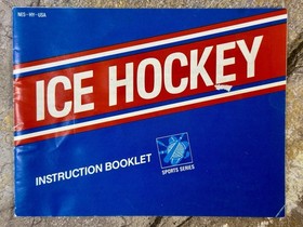 Manual de hockey sobre hielo - Sistema de entretenimiento Nintendo NES