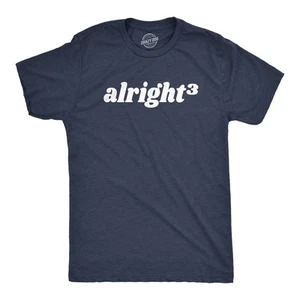 Camiseta para hombre Alright Cubed divertida nerd matemáticas broma para hombres - Imagen 1 de 7