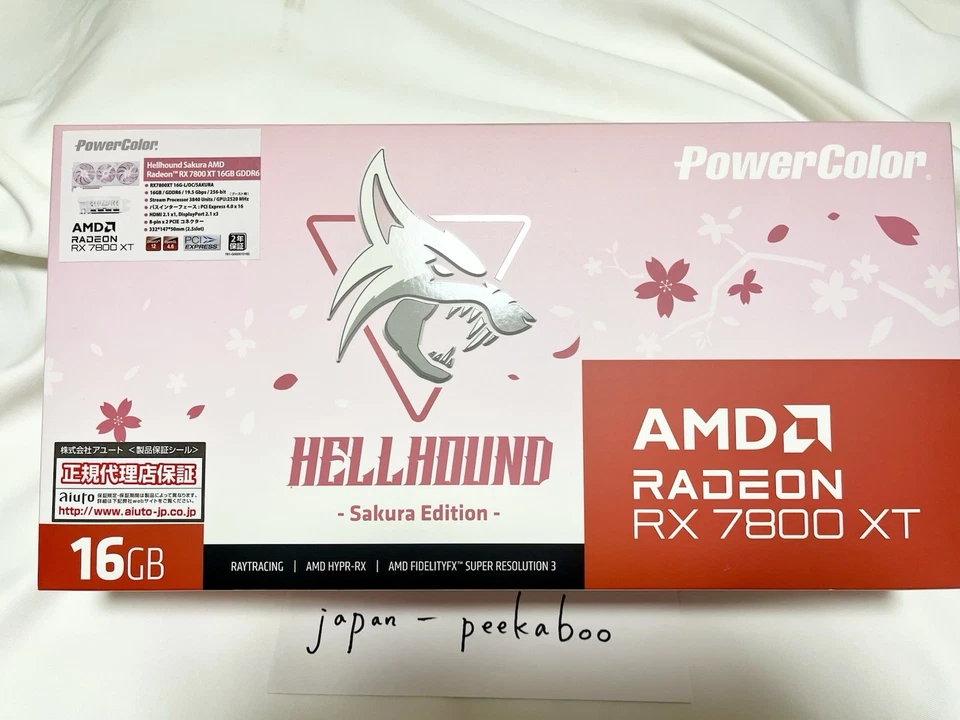 PowerColor Hellhound Sakura AMD Radeon RX 7800 XT 16GB GDDR6 Limited Edition
