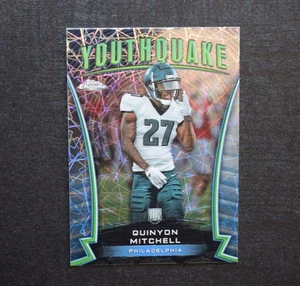 Quinyon Mitchell RC Lazer Youthquake 2024 Topps Chrome Football - Bild 1 von 2