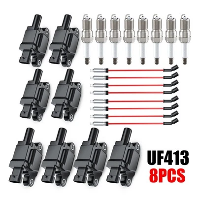 8 bobinas de encendido + bujía de iridio + cable para Cadillac Escalade EXT 2007-2013 Foto 1 de 4