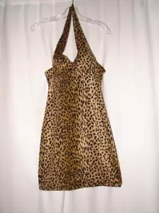 Vintage Shirley of Hollywood Leopardenmuster Größe L Kleid Nachthemd - Bild 1 von 4