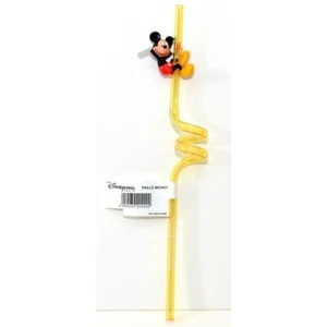 Disneyland Paris Mickey Mouse Curly Straw - Picture 1 of 2