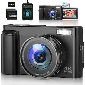 4K Digital Camera for Photography Autofocus 48MP Vlogging Camera for Youtube wit - Picture 1 of 7