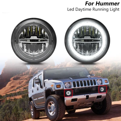 Luces de conducción diurna LED Hummer H2 señales E luces de conducción diurna DRL faros antiniebla - Imagen 1 de 4