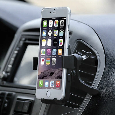 360° Car Mount Holder Stand Air Vent Cradle For iPhone Mobile Cell Phone GPS - Image 1 of 4
