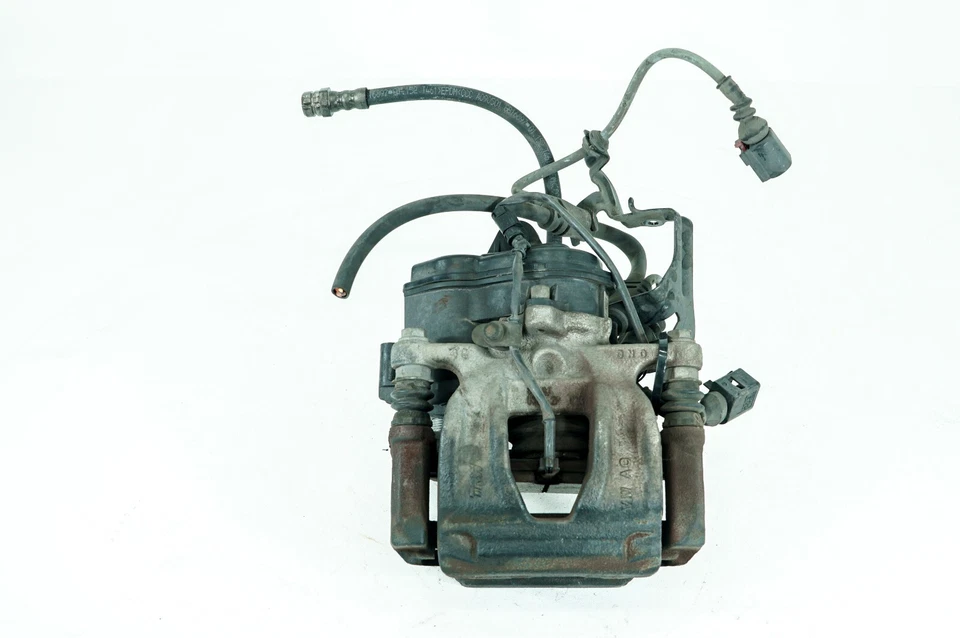 Pinza de freno y actuador trasero derecho pasajero Audi A4 Premium 17-19 OEM 5107 Foto 1 de 4
