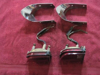 74-78 Chrysler New Yorker Imperial Luz Trasera Inferior Carcasas Biseles Foto 1 de 4