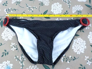 Parte inferior de bikini negra a lunares talla M - Imagen 1 de 5