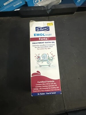 Dr.fischer Emol Aceite de Baño Tratamiento Bebé Hipoalergénico 200 ML Foto 1 de 2