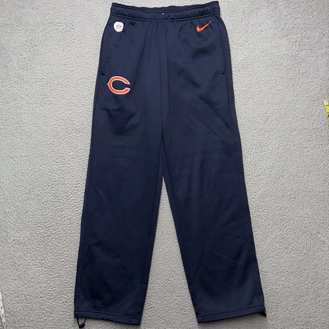 Chicago Bears Sweatpants Mens Medium Blue Nike NFL On-Field Training Termafit Cover