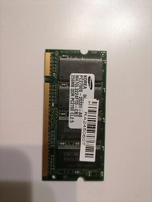 RAM SoDimm DDR2 256mb 333Mhz SAMSUNG PC2700 pour portable - Immagine 1 di 2