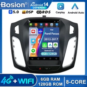 For Ford Focus MK3 2012-2017 Android 14 Car Stereo Radio GPS Navi CarPlay 128GB - Picture 1 of 15
