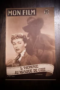 CASA DI CERA Vincent Price primo programma francese locandina film originale 1953 - Foto 1 di 7