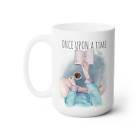 Once Upon A Time Mug For Book Lovers And Coffee Lovers.  White