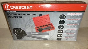 Crescent 10 Piece Adjustable Racheting Crimper Kit BRAND NEW - Picture 1 of 4
