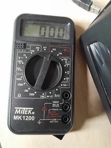 coppia tester multimetro mitek mk 1200 - 2 pezzi vedi foto - Foto 1 di 5