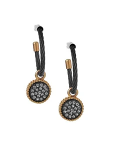 Bansri 18 Kt gold plated Hoop Earrings Jewellery BNWT - Picture 1 of 11