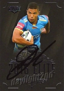 Signed 2016 GOLD COAST TITANS NRL Card DAVID MEAD - Bild 1 von 1