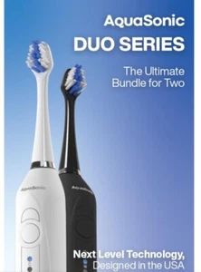 AquaSonic Duo Dual-Griff Ultra Whitening 40.000 VPM kabelloses Laden elektrisch - Bild 1 von 12