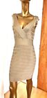 FRENCH CONNECTION BANDAGE DRESS,Body-con fitted Dress UK 12/10, Eu 40/38