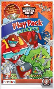 NEW Transformers Rescue Bots Grab & Go Play Pack - Party Favor, Prize Box, Gift