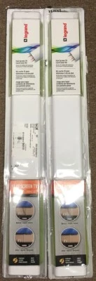 Kit de ocultación de cable de TV de pantalla plana en pared Legrand Wiremold de 2 piezas blanco WMC301 Foto 1 de 4