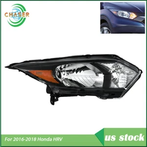 Fit For Honda HRV HR-V 2016 2017 2018 Black Factory Headlight Passenger Headlamp - Picture 1 of 12