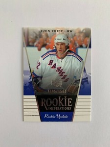 2002-03 Upper Deck Rookie Update #131 John Tripp RC 1405/1500 - NY Rangers