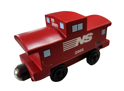 Wooden Whittle Shortline Railroad Norfolk Southern 2005 Caboose Train Car - Image 1 of 3