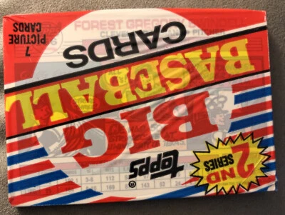 Paquete de tarjetas de béisbol Topps Big 1988 segunda serie Greg Swindell Indians mostrando la parte superior Foto 1 de 2