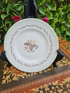 Vintage Royal Doulton Woodland D6338 Beige Blumen Brot Beilage Teeteller 61/2" - Bild 1 von 6