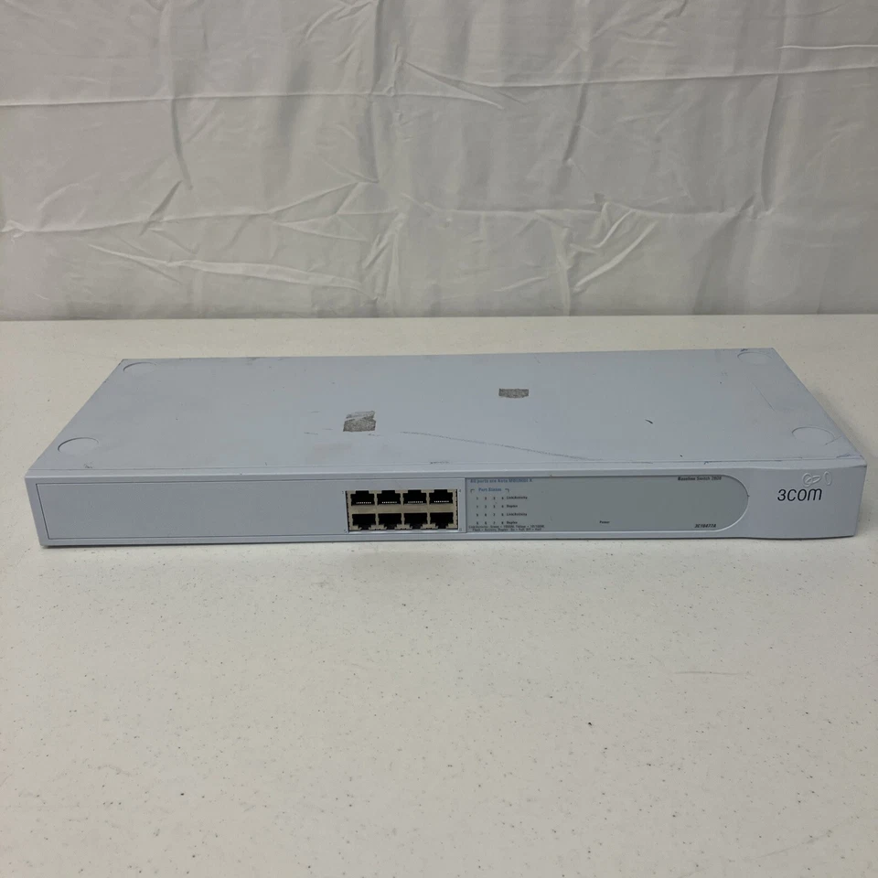 3COM 3C16477A BASELINE SWITCH 2808 10/100/1000 8 PORTS - Image 1 of 2