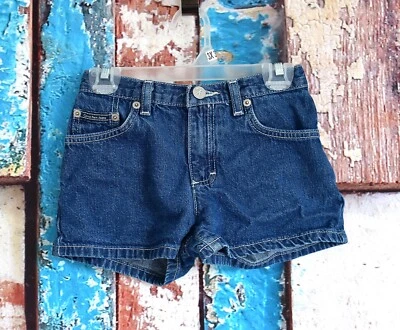 Kids Girls Calvin Klein Jeans Classic Jean Shorts SIZE 7 Rinse Wash PRE-OWNED - Image 1 of 4