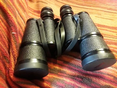 Vintage Revue Fernglas 7x50, schwarz, 122m auf 1000m, N - Bild 1 von 4