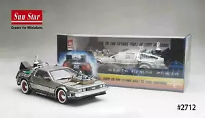 Back To The Future III Time Machine 1:18 Scale Sun Star 2712 - Picture 1 of 8