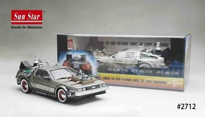 Back To The Future III Time Machine 1:18 Scale Sun Star 2712 - Image 1 of 4