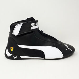 Puma Scuderia Ferrari SF R-Cat Mid Shoe Sneaker Casual 339938 02 Black Mens 10.5