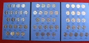 1962-1995 Jefferson Nickel 66 Coin Folder New Whitman Folder Circ & UNC JN2 - Picture 1 of 6