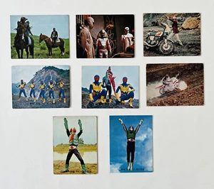 Lot of 8 ~ Old Kamen Rider Card Calbee 43 150 198 199 205 294 300 415 - Picture 1 of 1