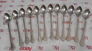 12 New Reed & Barton ICED TEA SPOONS Renaissance Stainless Flatware OLD STOCK - Picture 1 of 5