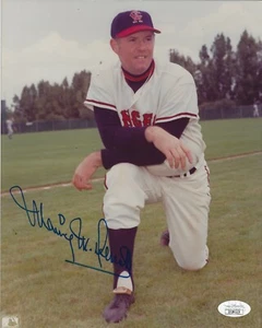  Autographed MICKEY MCDERMOTT California Angels 8X10 Photo w/ JSA COA - Picture 1 of 1