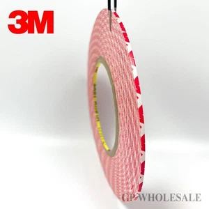 1 Roll 3mm Width 3m 55236 Double Sided Adhesive Tape Sticker Strong Ultra Thin - Picture 1 of 1