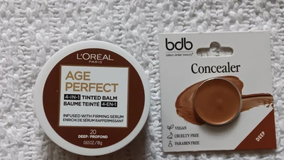 L'oreal Paris Age Perfect 4in1 Tinted Balm 20 Deep BDB Deep Concealer Lot Vegan - Image 1 of 4