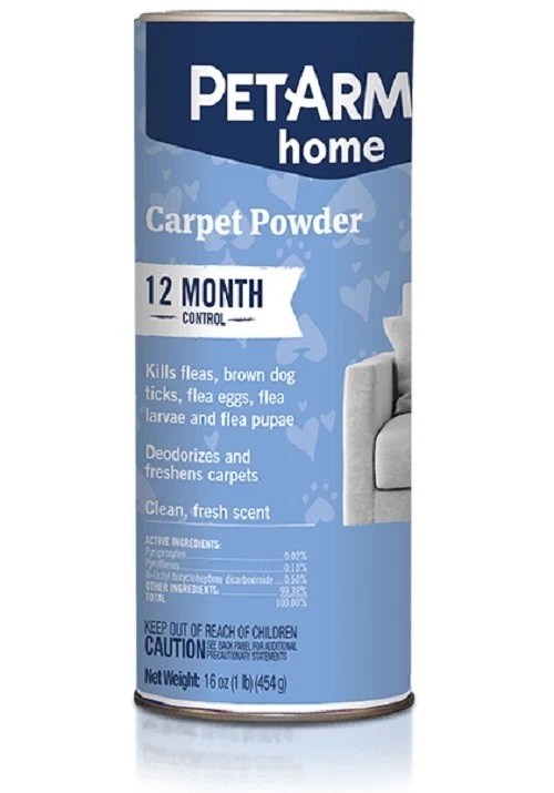 PetArmor家用地毯粉适用于跳蚤和蜱虫。 16盎司 12个月控制。 — 第 1/1 张图片